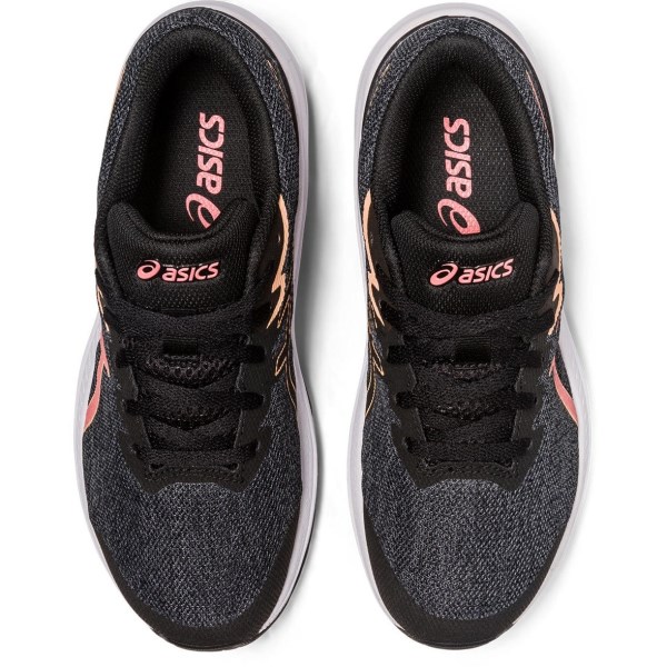 Asics GT-1000 11 GS - Kids Running Shoes - Black/Papaya