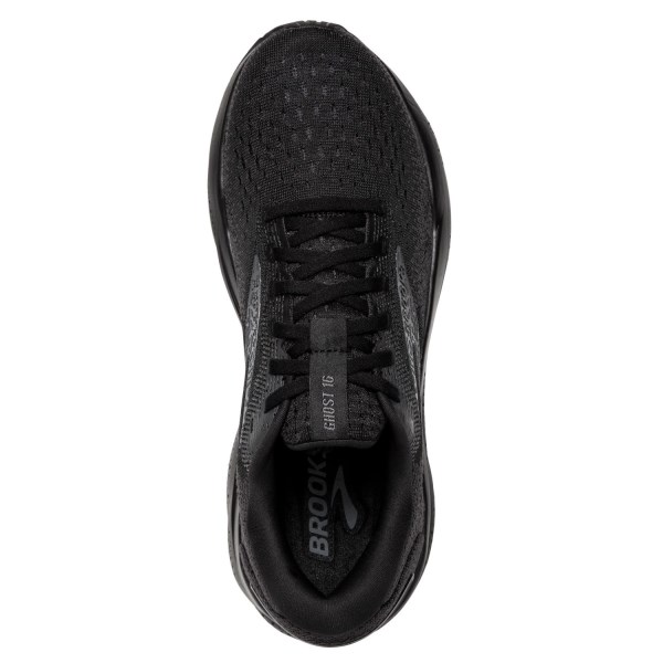 Brooks Ghost 16 - Womens Running Shoes - Black/Black/Ebony