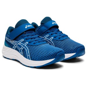 Asics Pre Excite 9 PS - Kids Running Shoes - Lake Drive/White