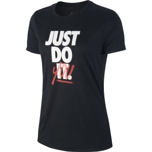 Nike Dri-Fit Legend Rebel Womens Training T-Shirt - Black/White