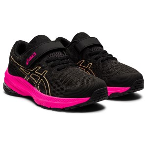 Asics GT-1000 11 PS - Kids Running Shoes - Graphite Grey/Champagne/Pink