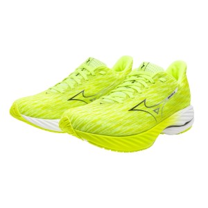 Mizuno Wave Rider 28 - Mens Running Shoes - Mizuno Neo Lime/Black/Acid Lime