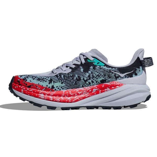 Hoka Speedgoat 6 - Womens Trail Running Shoes - Gull/Stormy Skies