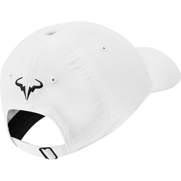 Nike Court AeroBill Rafa Heritage86 Tennis Cap - White/Black
