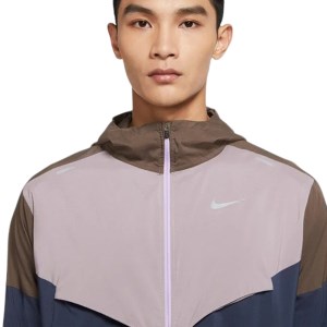 Nike Windrunner Mens Running Jacket - Irone Stone/Thunder Blue/Reflective Silver