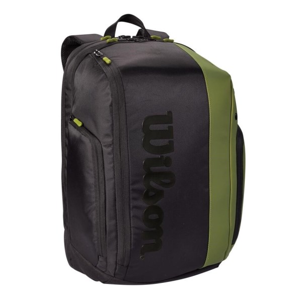 Wilson Super Tour Blade Tennis Backpack Bag 2021 - Black/Green