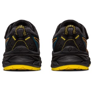 Asics Gel Venture 9 PS - Kids Trail Running Shoes - Black/Sandstorm