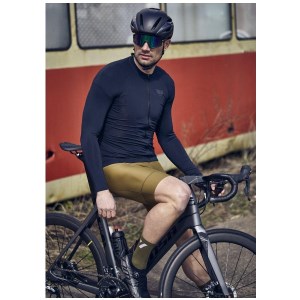 Void Pure Long Sleeve Mens Cycling Jersey - Black