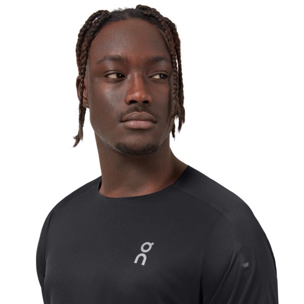 On Running Performance-T Mens Running T-Shirt - Black/Dark