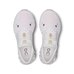 On Cloud X 4 - Womens Running Shoes - Ivory/Sand