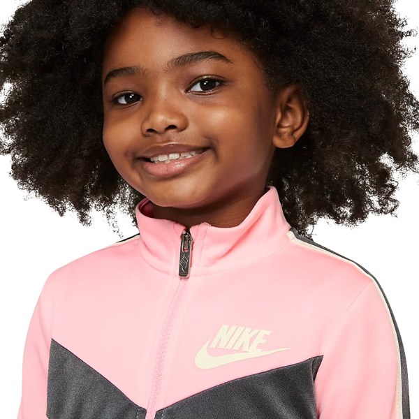 Nike Go For Gold Tricot Kids Girls Tracksuit Set - Arctic Punch