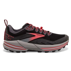 Brooks PureGrit 6 Women's Trail Shoes - Size 8 US - Black/Ebony/Diva Pink 