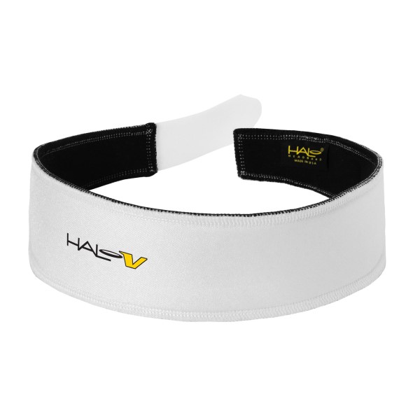Halo V Velcro SweatBlock Headband - White