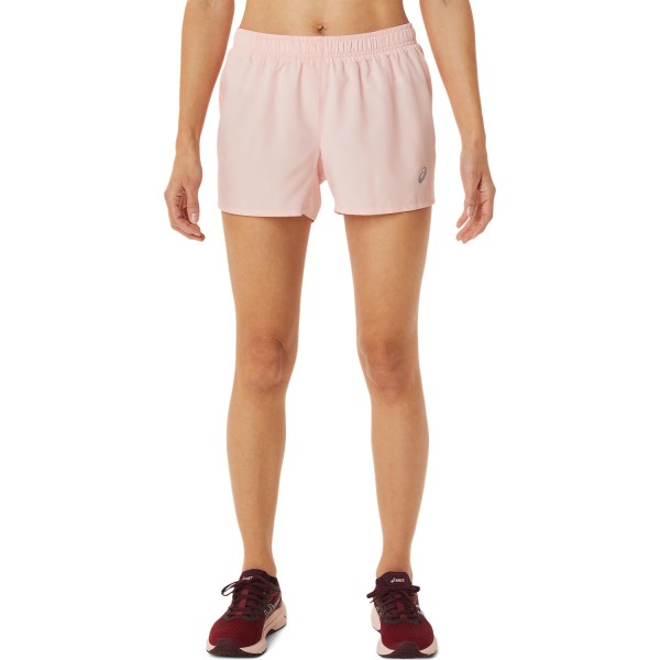 Asics Silver 4 Inch Womens Running Shorts - Frosted Rose