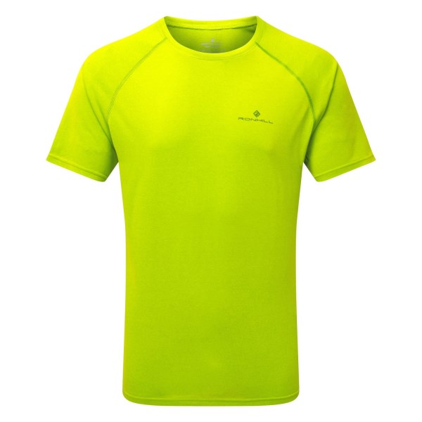 Ronhill Core Mens Short Sleeve Running T-Shirt - Fluo Yellow | Sportitude