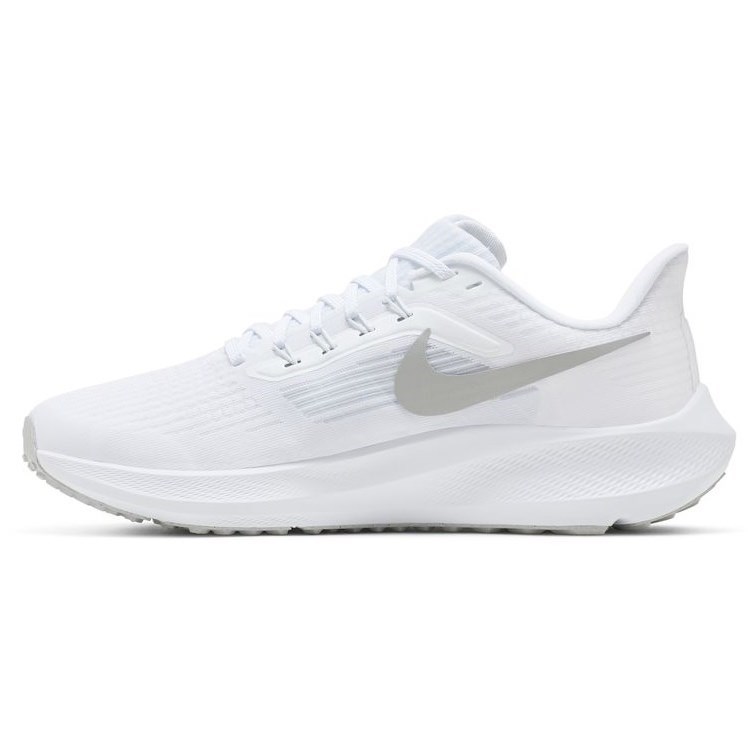 Nike Air Zoom Pegasus 39 - Womens Running Shoes - White/Metallic Silver ...