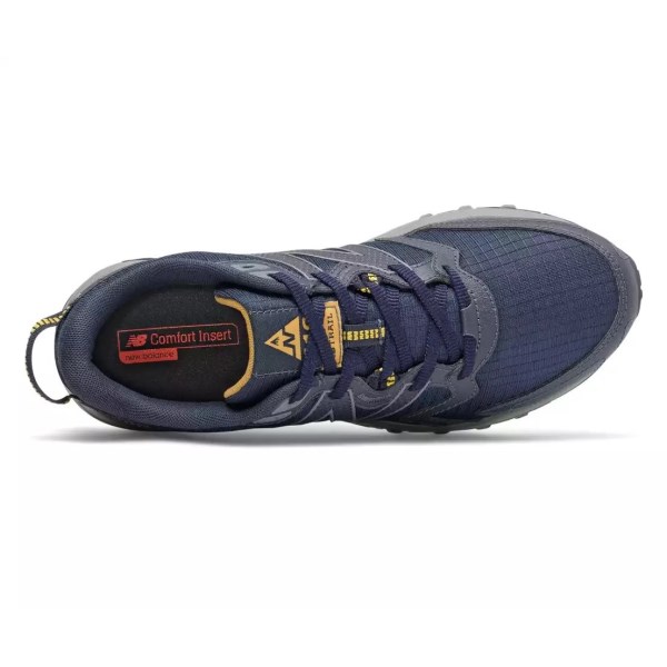 New Balance 410v7 - Mens Trail Running Shoes - Navy/Harvest Gold