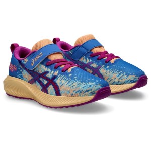 Asics Gel Noosa Tri 16 PS - Kids Running Shoes - Nature Blue/Bold Magenta