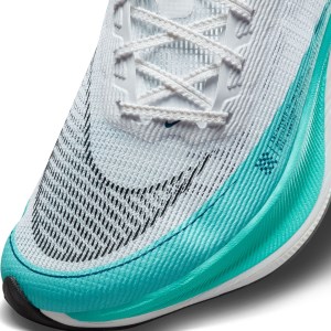 Nike ZoomX Vaporfly Next% 2 - Womens Running Shoes - White/Black/Aurora Green/Washed Teal