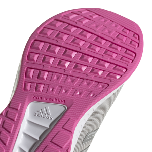 Adidas Runfalcon 2.0 - Kids Running Shoes - Grey Two/Silver Metallic/Screaming Pink