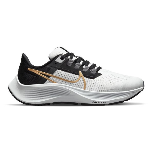 Nike Air Zoom Pegasus 38 GS - Kids Running Shoes - Photon Dust/Metallic Gold Coin/Light Smoke Grey