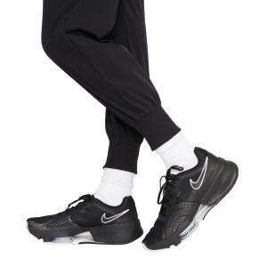 Nike Dri-Fit Bliss Mid-Rise Womens 7/8 Training Track Pants - Black/Clear