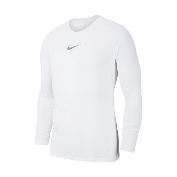 Nike Dri-Fit Park First Layer Mens Thermal Long Sleeve Top - White ...