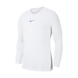 Nike Dri-Fit Park First Layer Mens Thermal Long Sleeve Top - White