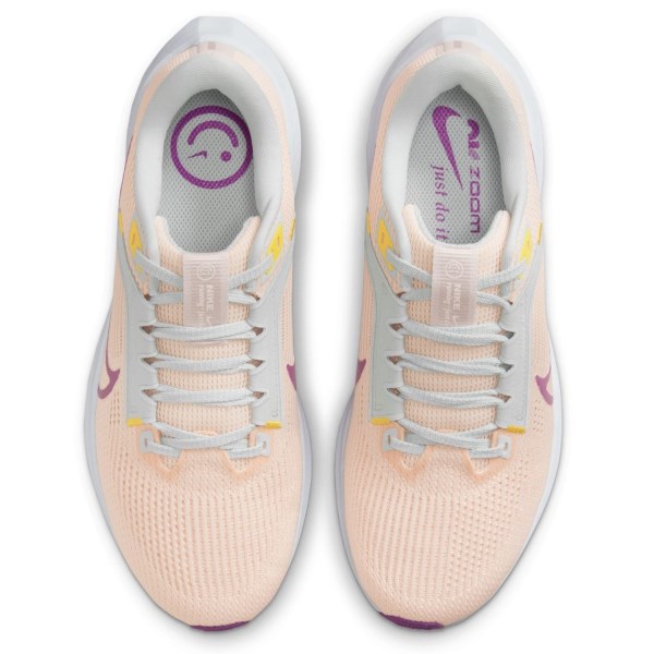 Nike Air Zoom Pegasus 40 - Womens Running Shoes - Guava Ice/Vivid Purple/Amber Brown