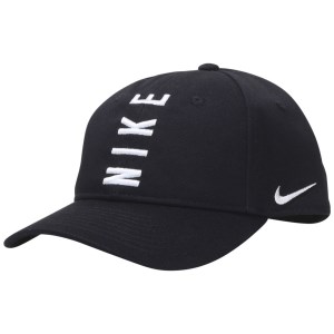 Nike Wordmark Kids Cap - Black