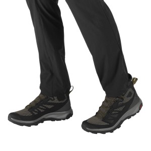 Salomon Outline Mid GTX - Mens Hiking Shoes - Black/Beluga/Capers