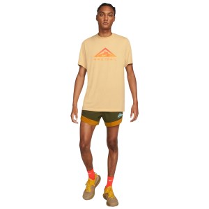 Nike Dri-Fit Mens Trail Running Shirt - Brown