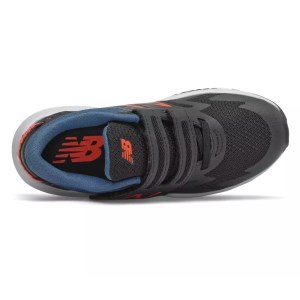 New Balance Rave Run Velcro - Kids Running Shoes - Black/Oxygen Blue/Dynomite