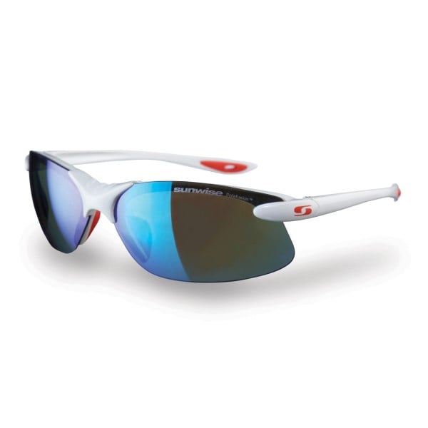Sunwise Greenwich Polarised Water Repellent Sports Sunglasses - GS White