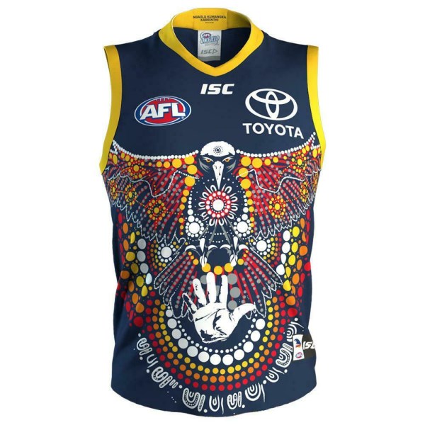 ISC Adelaide Crows Junior Kids Indigenous Guernsey 2020 - Navy
