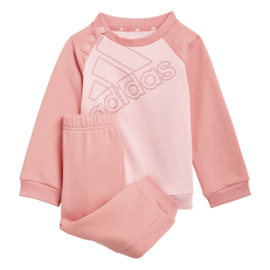Adidas Essentials Logo Infant Girls Tracksuit Set - Light Pink/Hazy Rose