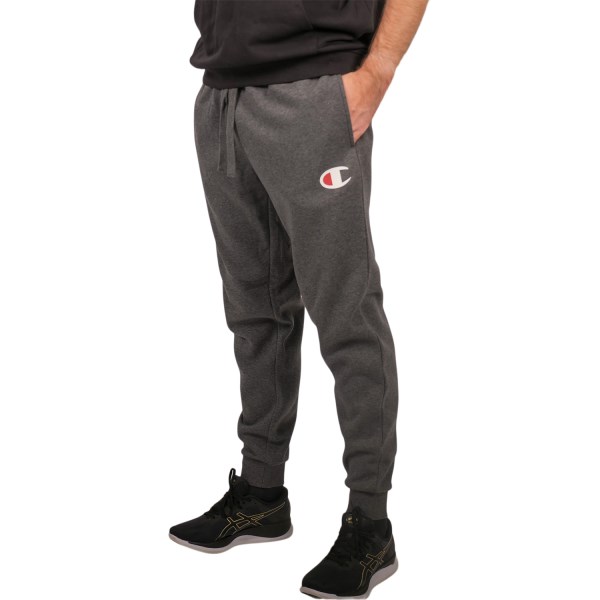 Champion C Logo Cuff Mens Track Pants - Grey