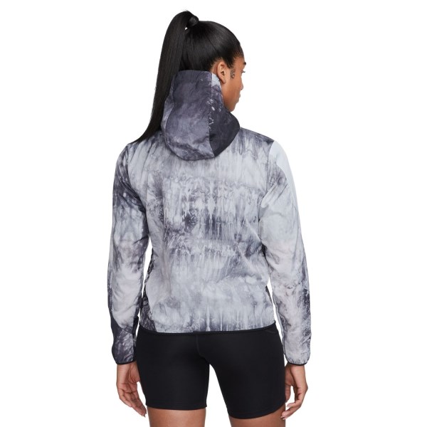 Nike Dri-Fit Repel Womens Trail Running Jacket - Black/Photon Dust
