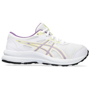 Asics Contend 8 GS - Kids Running Shoes - White/Cyber Grape