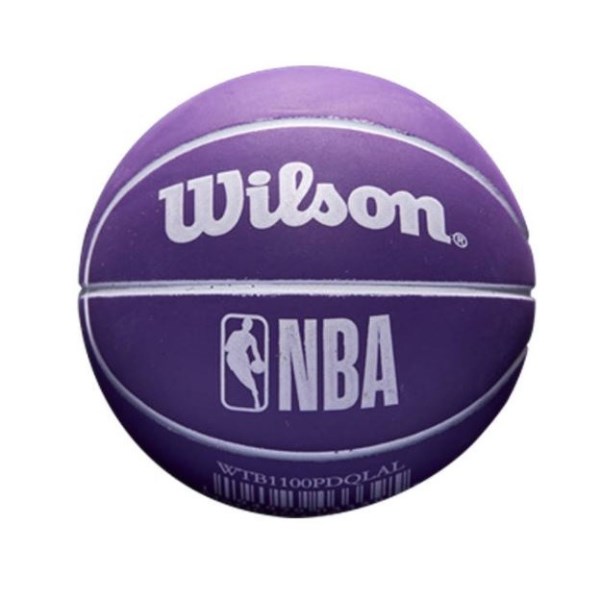 Wilson NBA Dribbler Bounce Los Angeles Lakers Mini Basketball - Purple