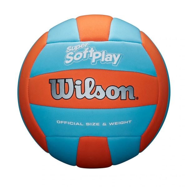 Wilson Super Soft Play Volleyball - Blue/Orange