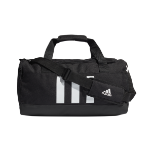 Adidas Essential 3-Stripes Small Training Duffel Bag - Black/White