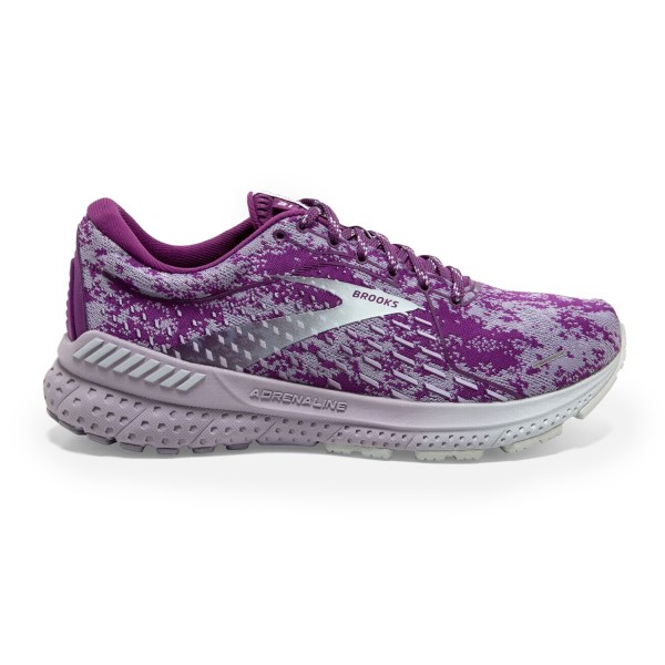 Brooks Adrenaline GTS 21 - Womens Running Shoes - Wood Violet/Lavender/Blue