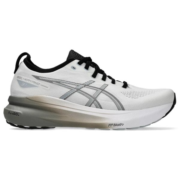 Asics Gel Kayano 31 - Mens Running Shoes - White/Piedmont Grey