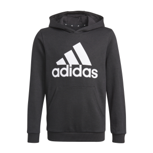 Adidas Essentials Big Logo Kids Hoodie - Black/White