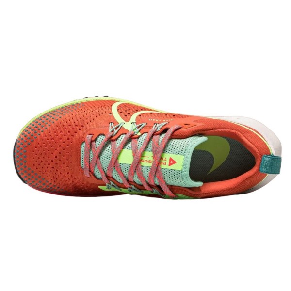 Nike React Pegasus Trail 4 - Womens Trail Running Shoes - Montra Orange/Enamel Green