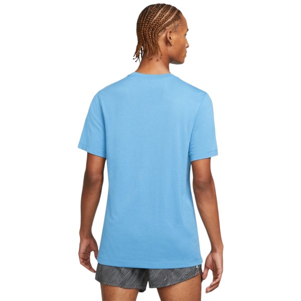 Nike Dri-Fit Mens Trail Running Shirt - Dutch Blue