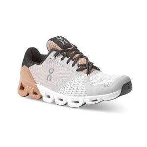 On Cloudflyer - Womens Running Shoes - Glacier/Rosebrown