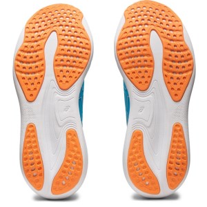 Asics Gel Nimbus 25 - Mens Running Shoes - Island Blue/Sun Peach