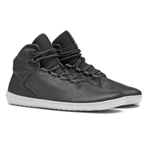 Vivobarefoot Borough - Mens Leather Boots - Black